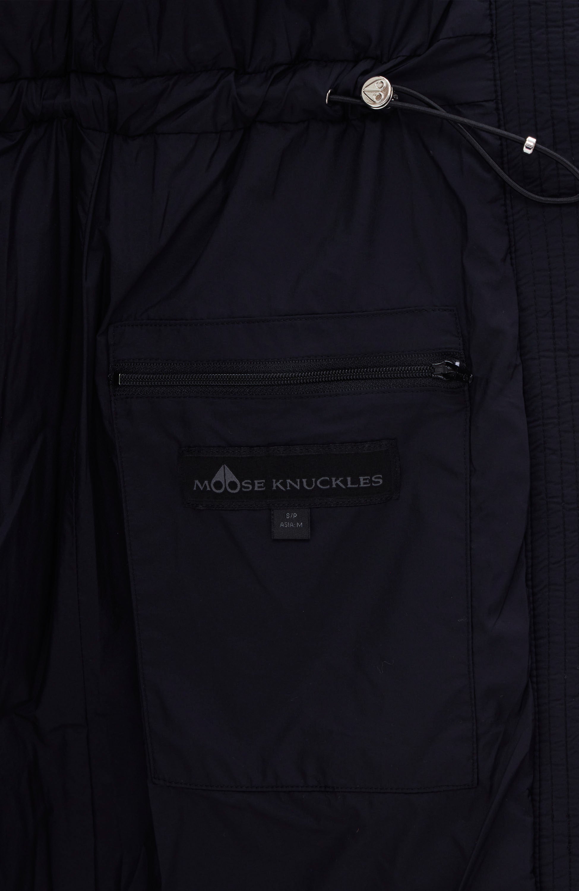 Moose knuckles Black Lightweight parka coat belle cote image 8