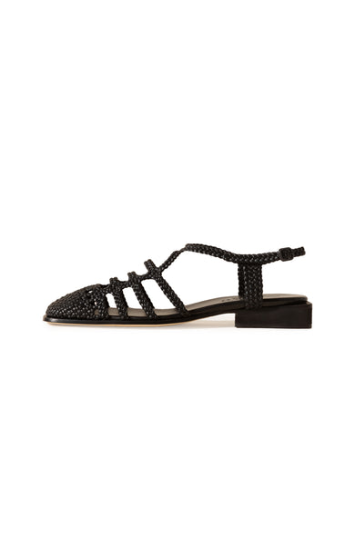Woven slingback sandals BARANA