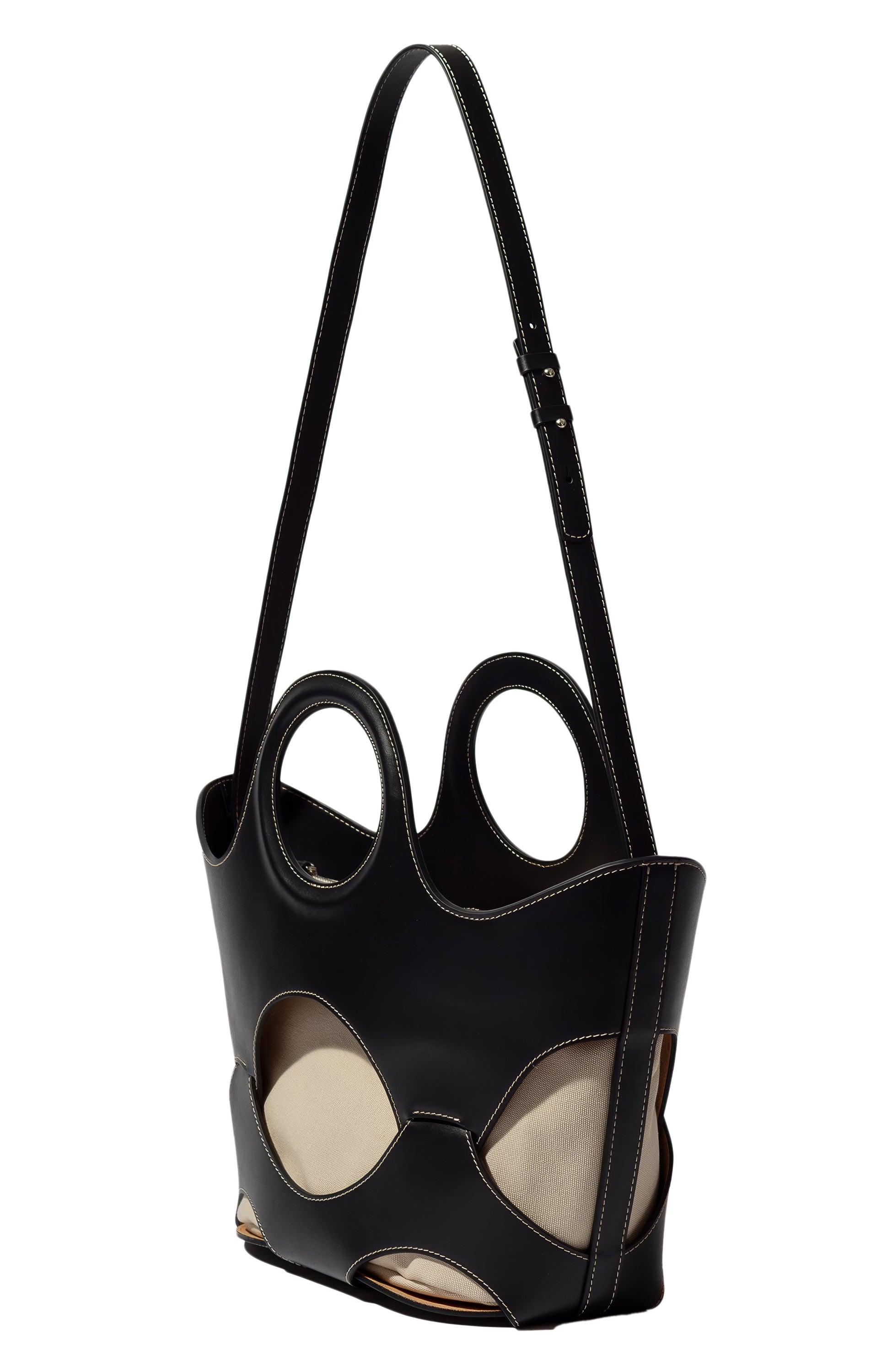 Torba typu tote z wyciętą skórą ONADA