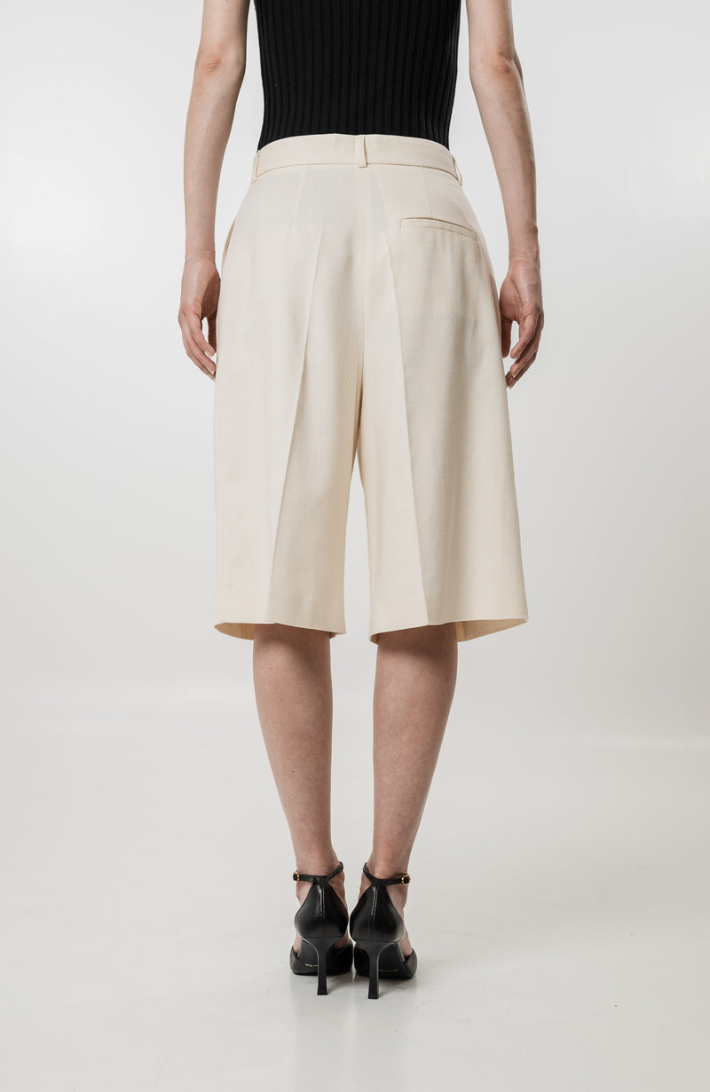 Tailored high-waisted shorts MALIN