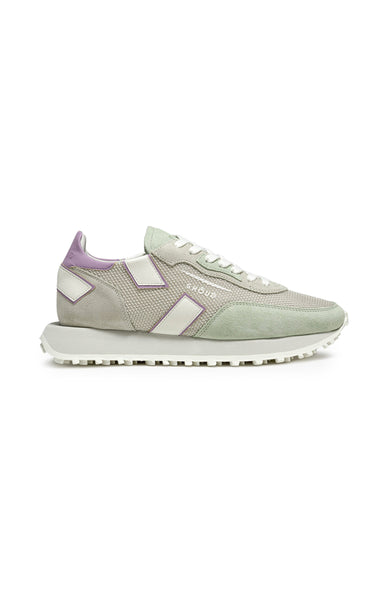 Two-color tone suede sneakers RUSH ONE LOW