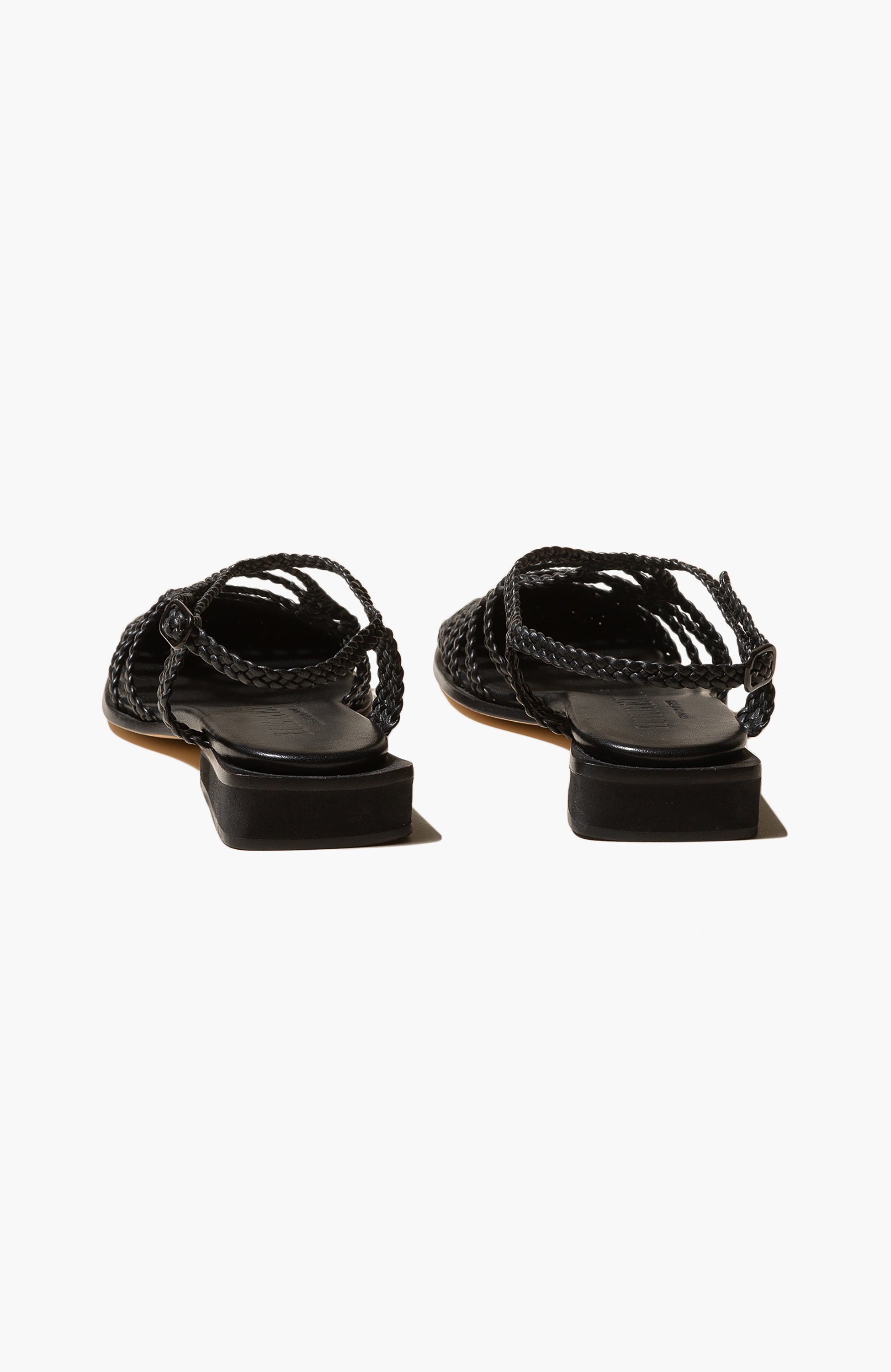 Woven slingback sandals BARANA