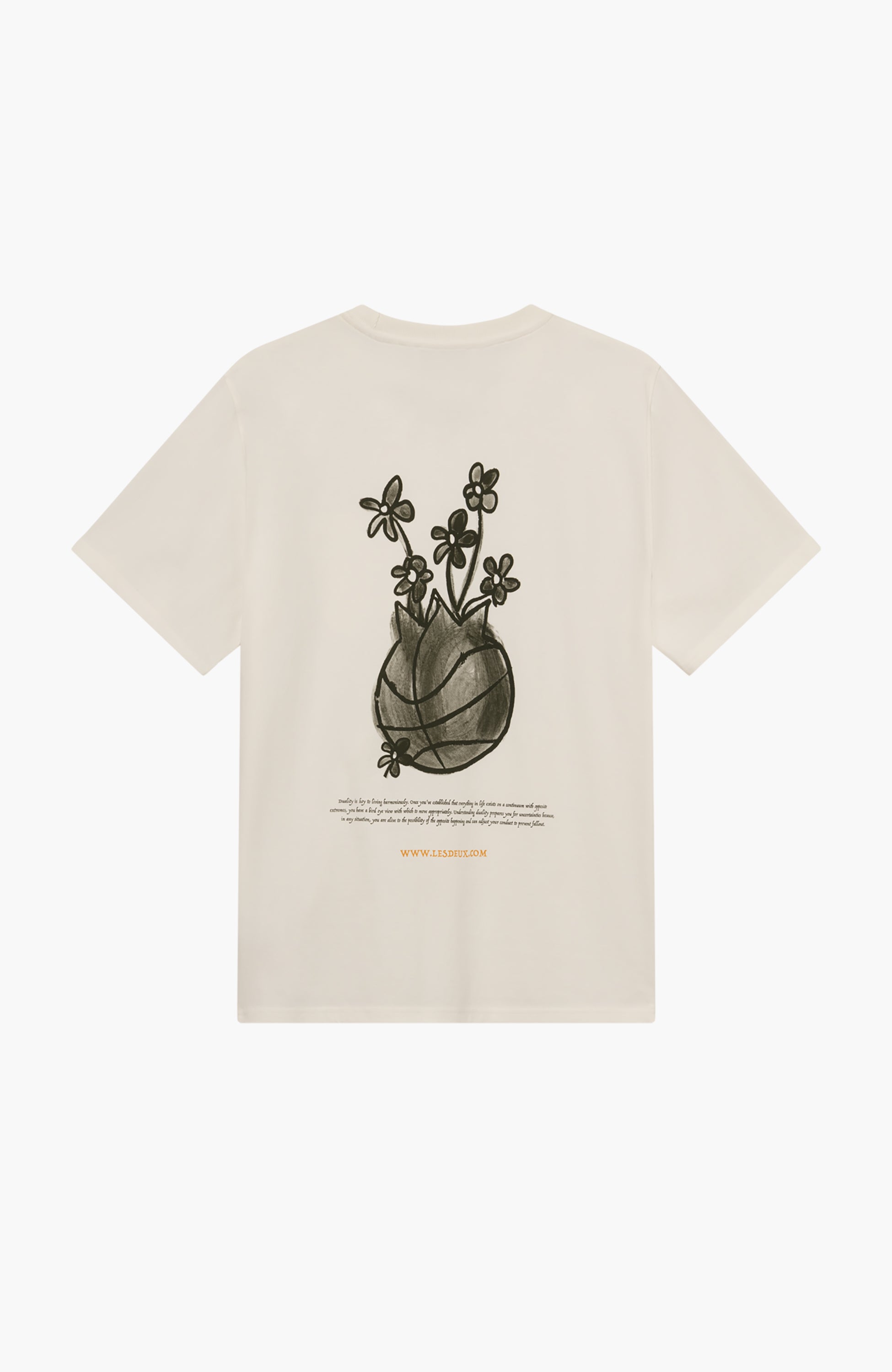 Flower-print t-shirt DUALITY