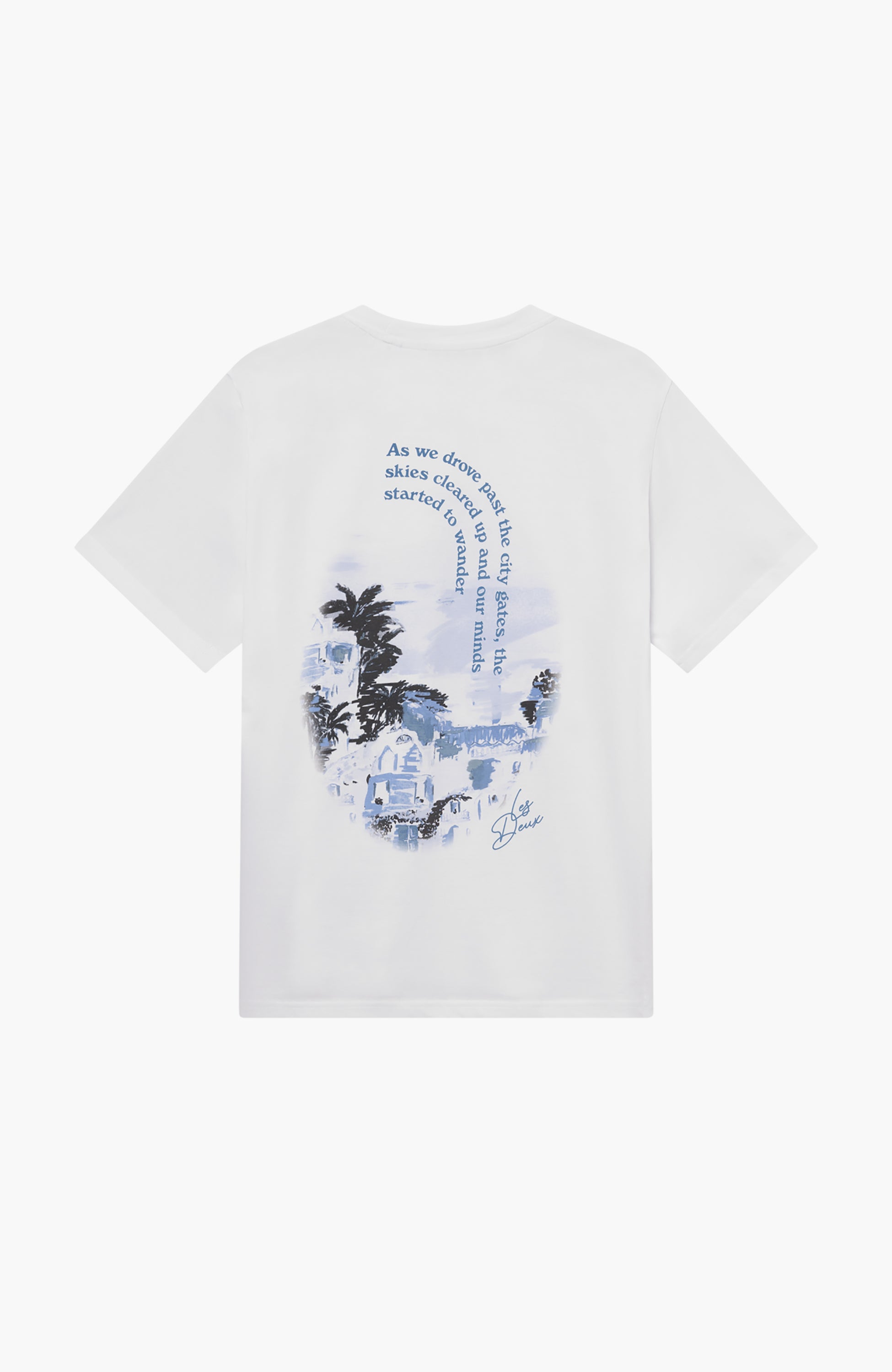 Text-printed t-shirt COASTAL