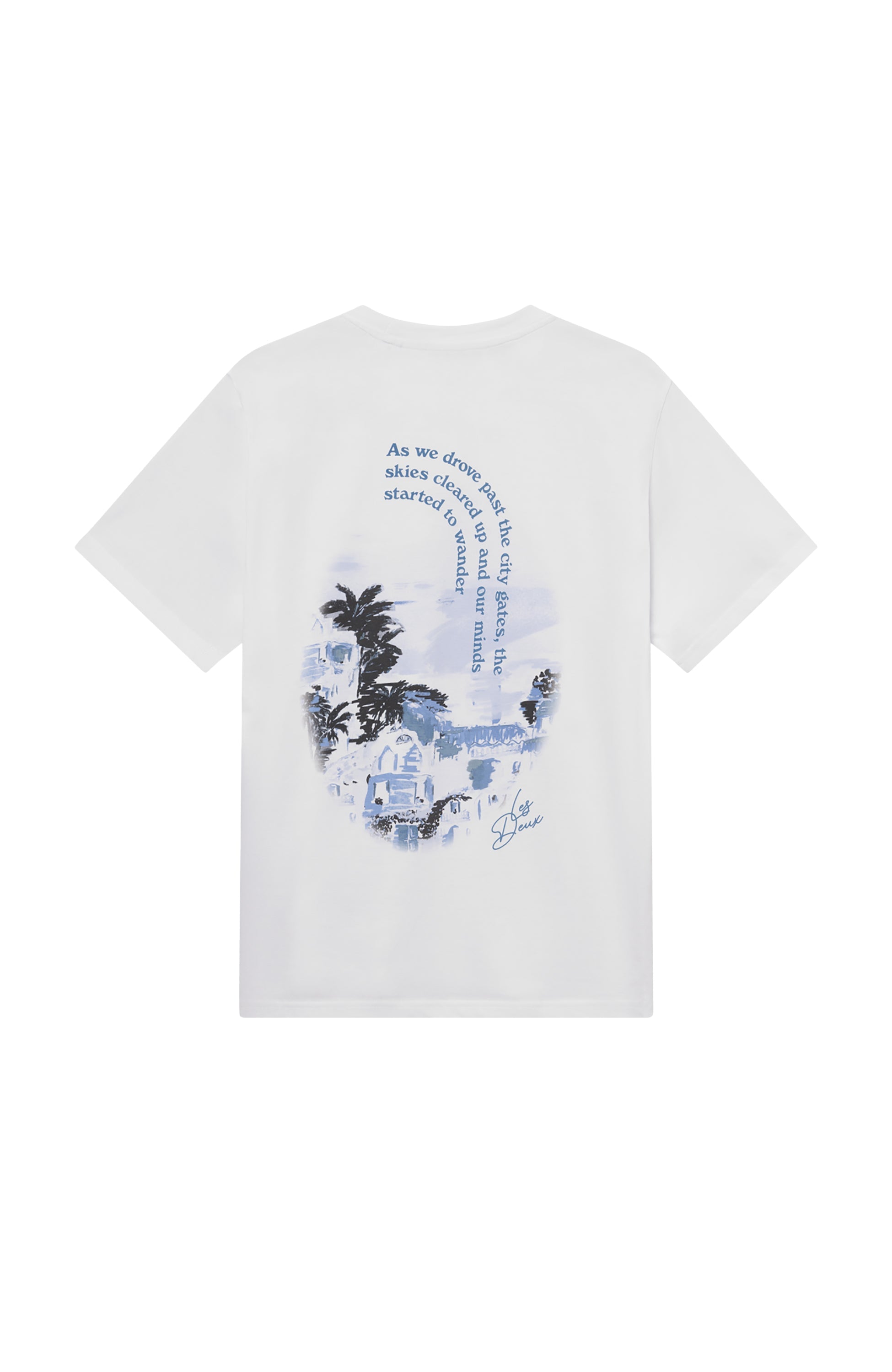 Les deux White Text-printed t-shirt coastal image 7