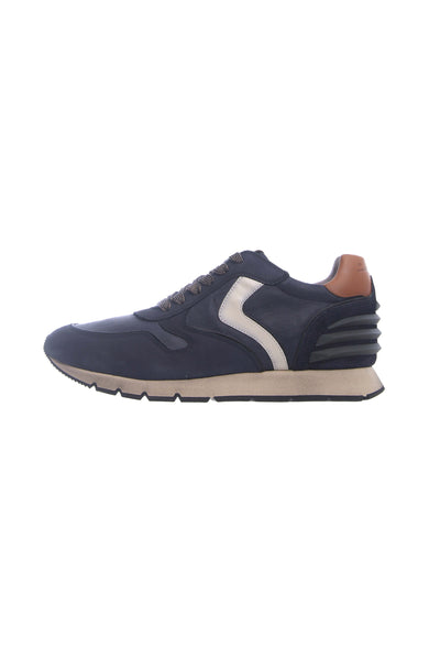 Rubber-heel nubuck sneakers LIAM POWER