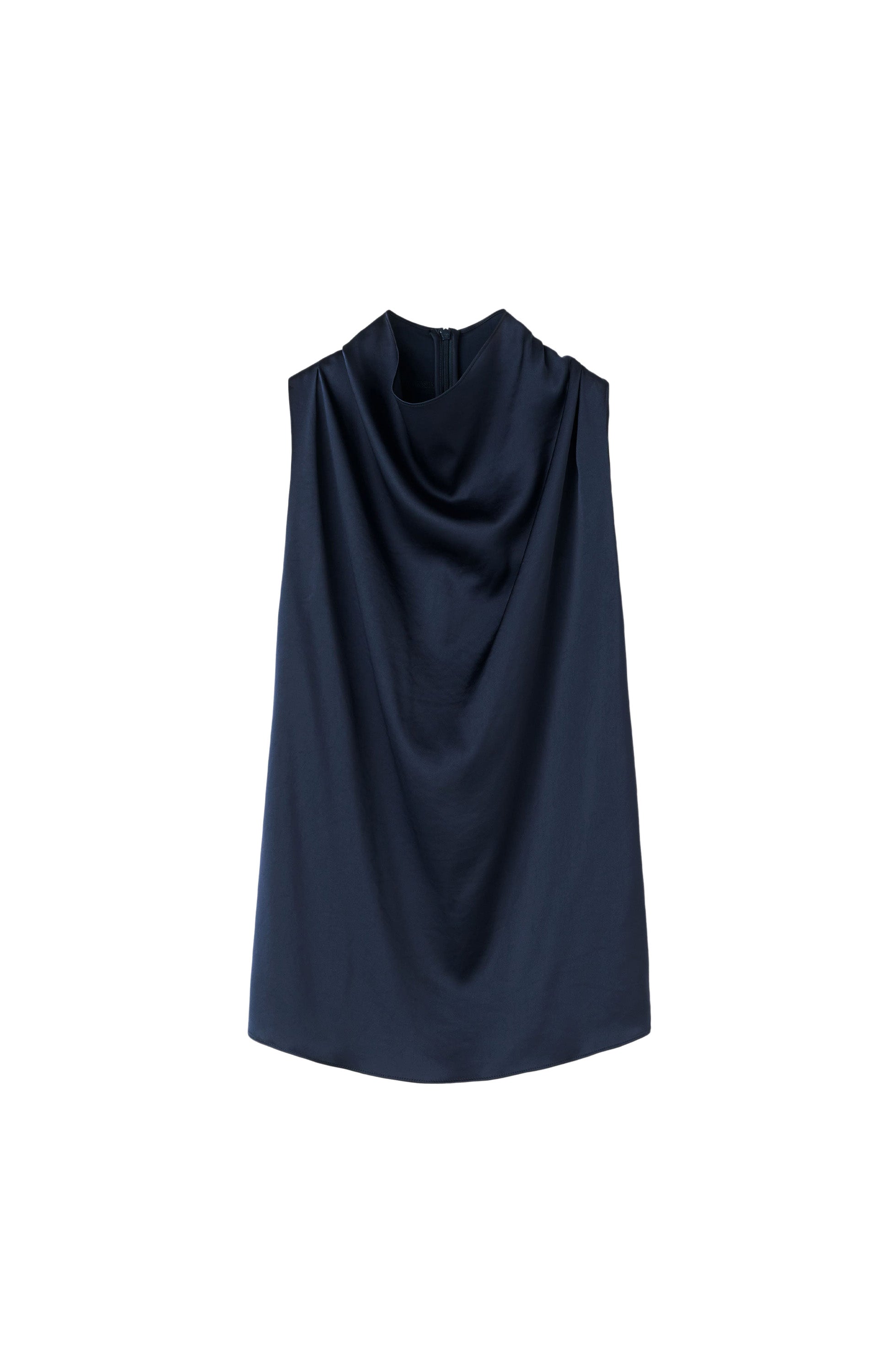 Tiger of sweden Navy Sleeveless draped top odisia image 7