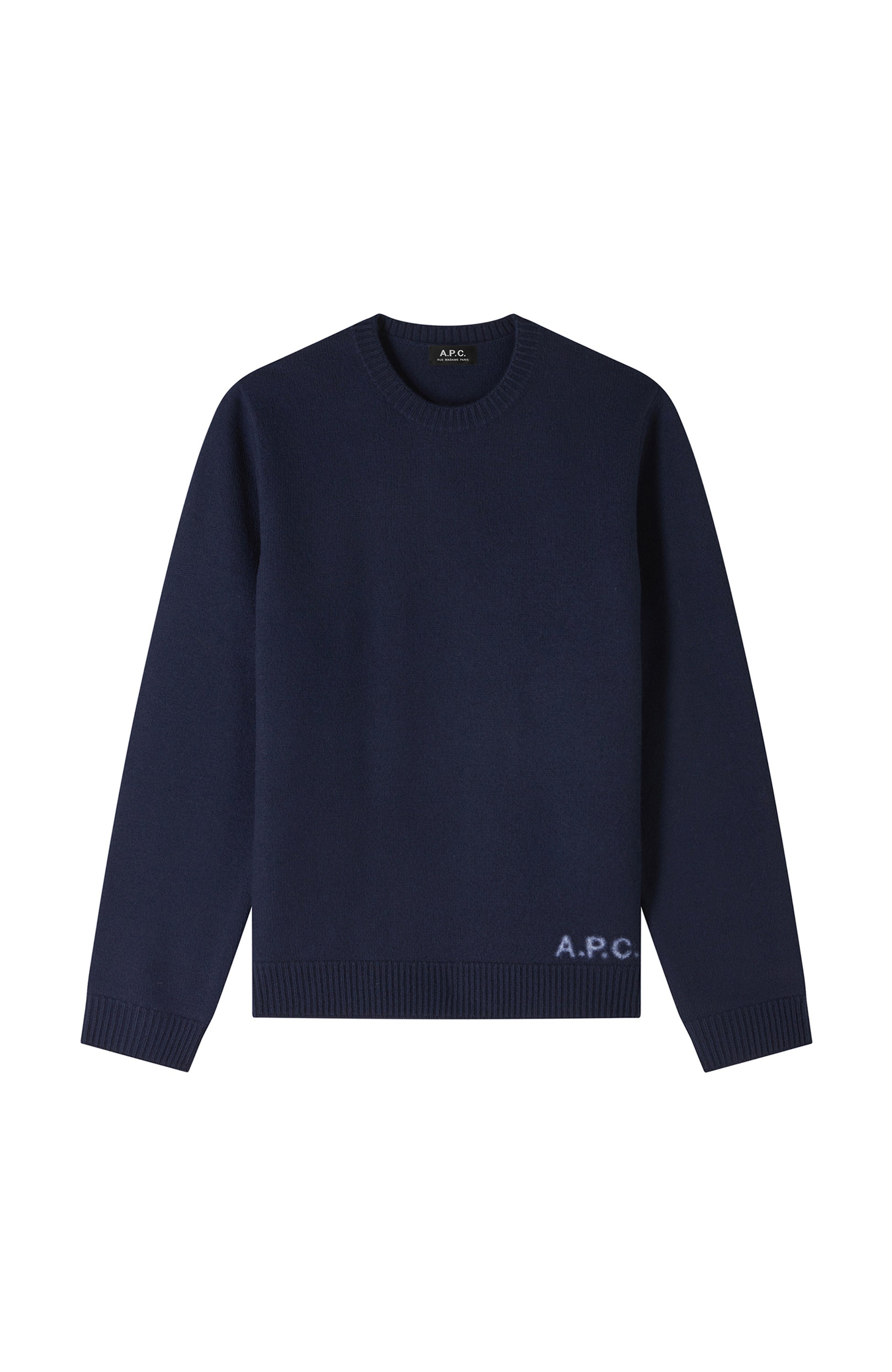 A.p.c. Navy Merino wool pullover edward image 9
