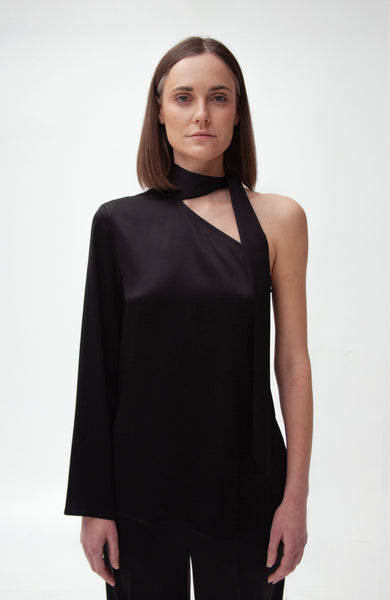 One-shoulder blouse LUCIL