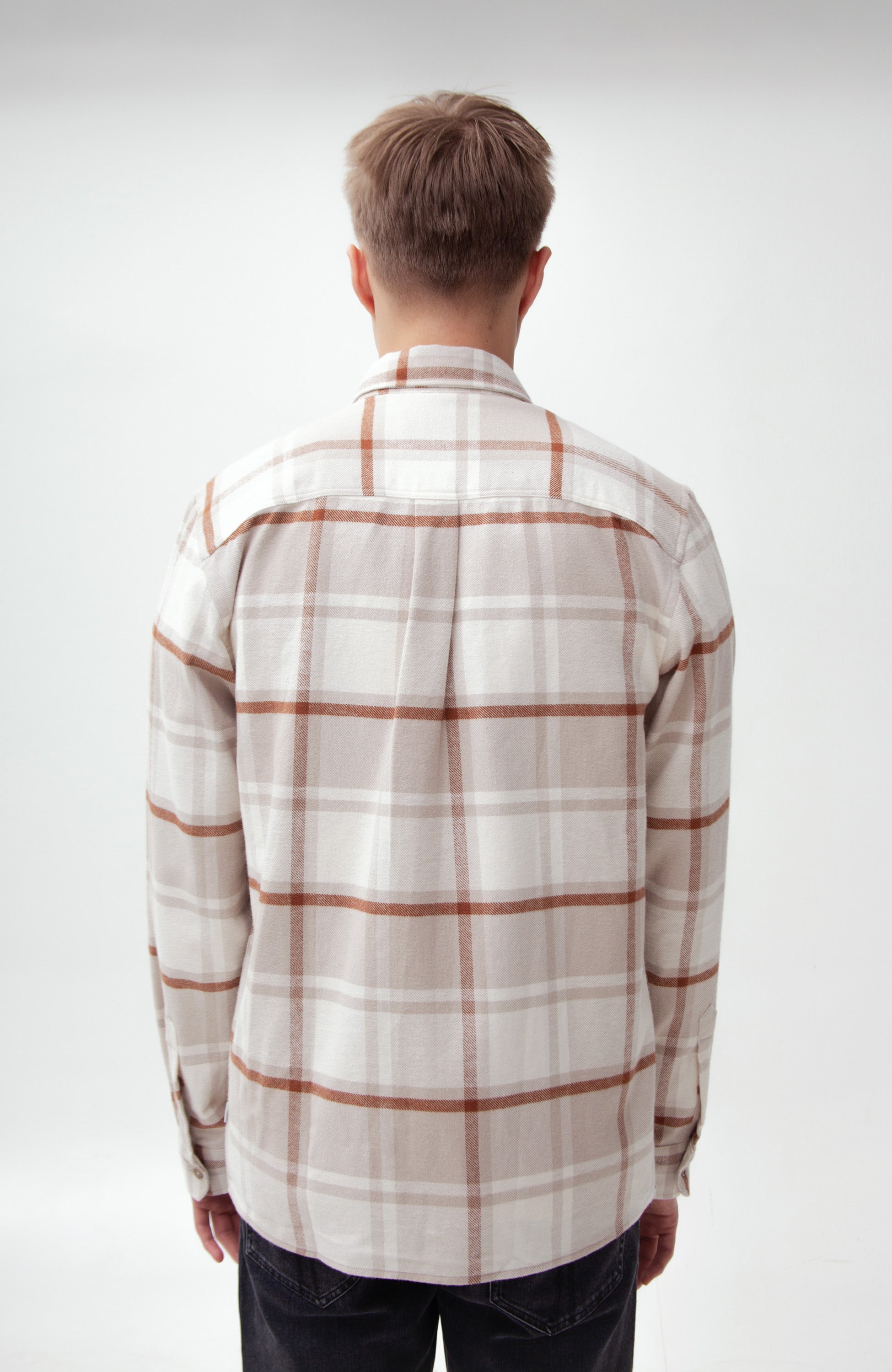 Check-pattern overshirt JOSEPH
