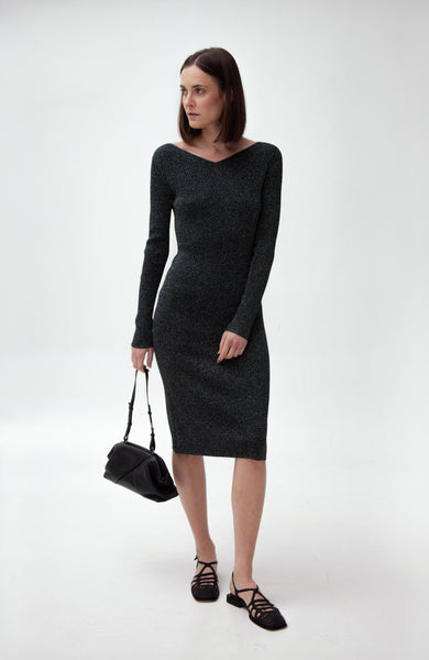 Knitted midi dress POPPIE