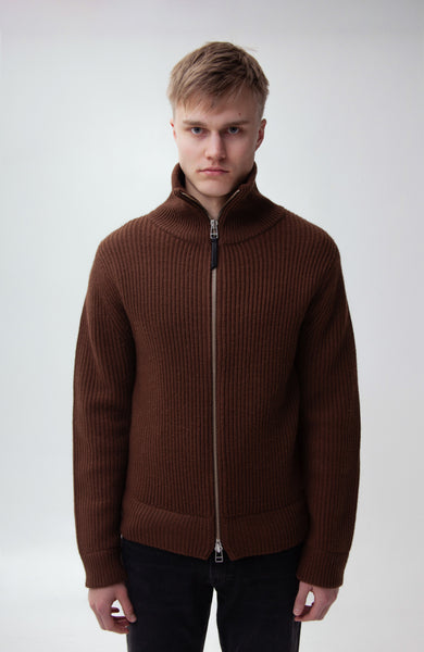 Chunky knitted cardigan NYMAN