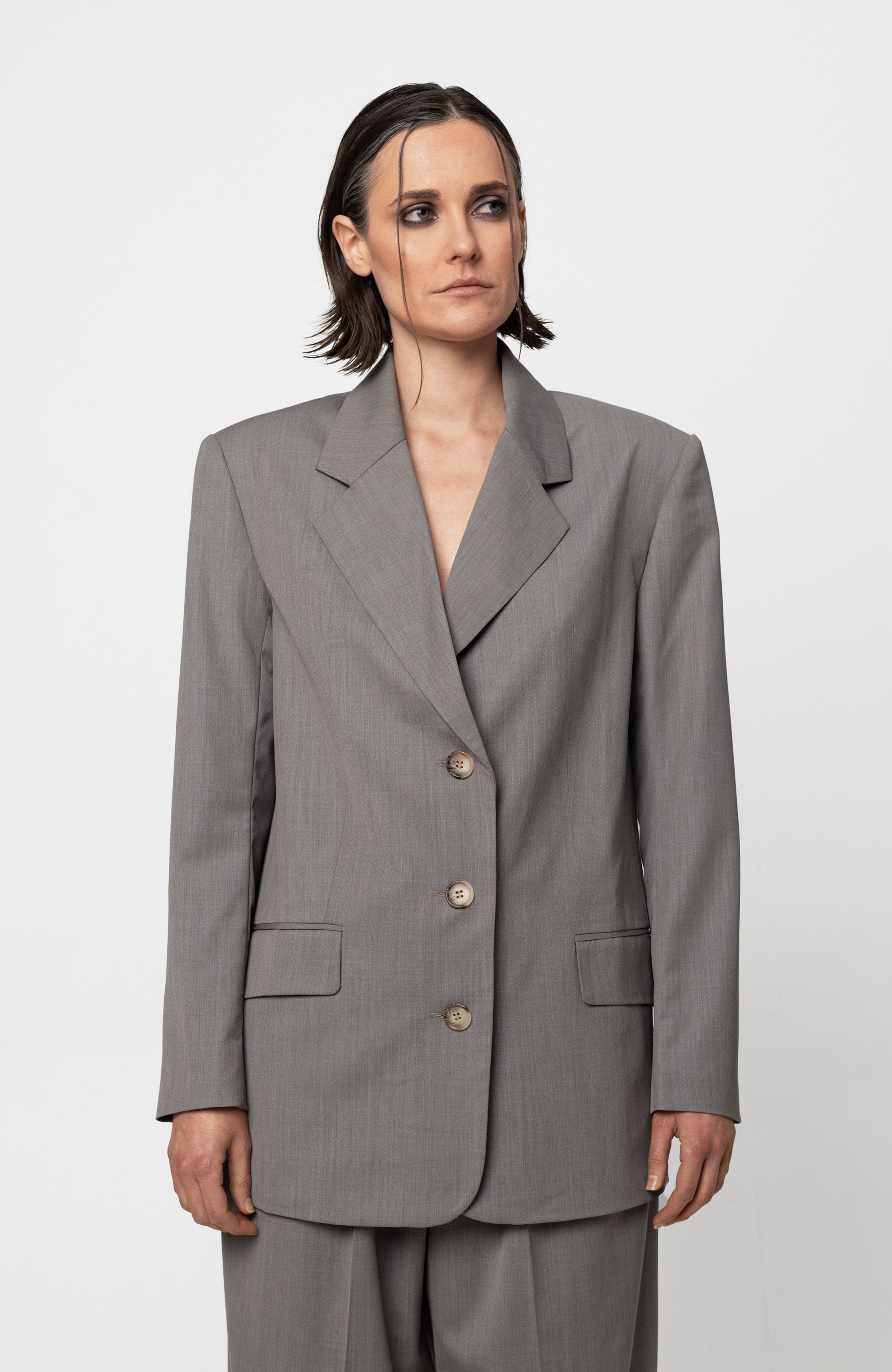 Oversize suit blazer
