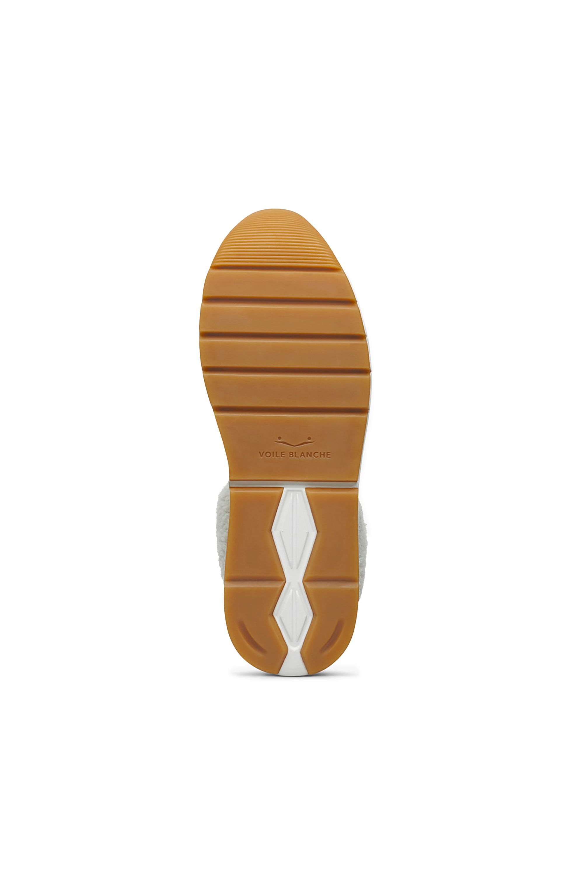 Voile blanche Beige High fur-lined sneakers maran flash image 5