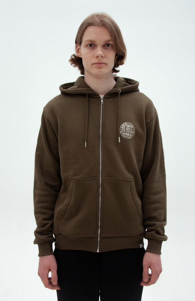 Zipped hoodie GLOBE