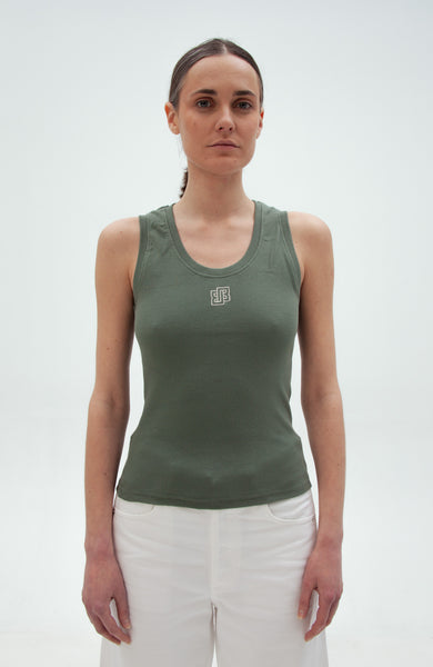Ribbed tank top