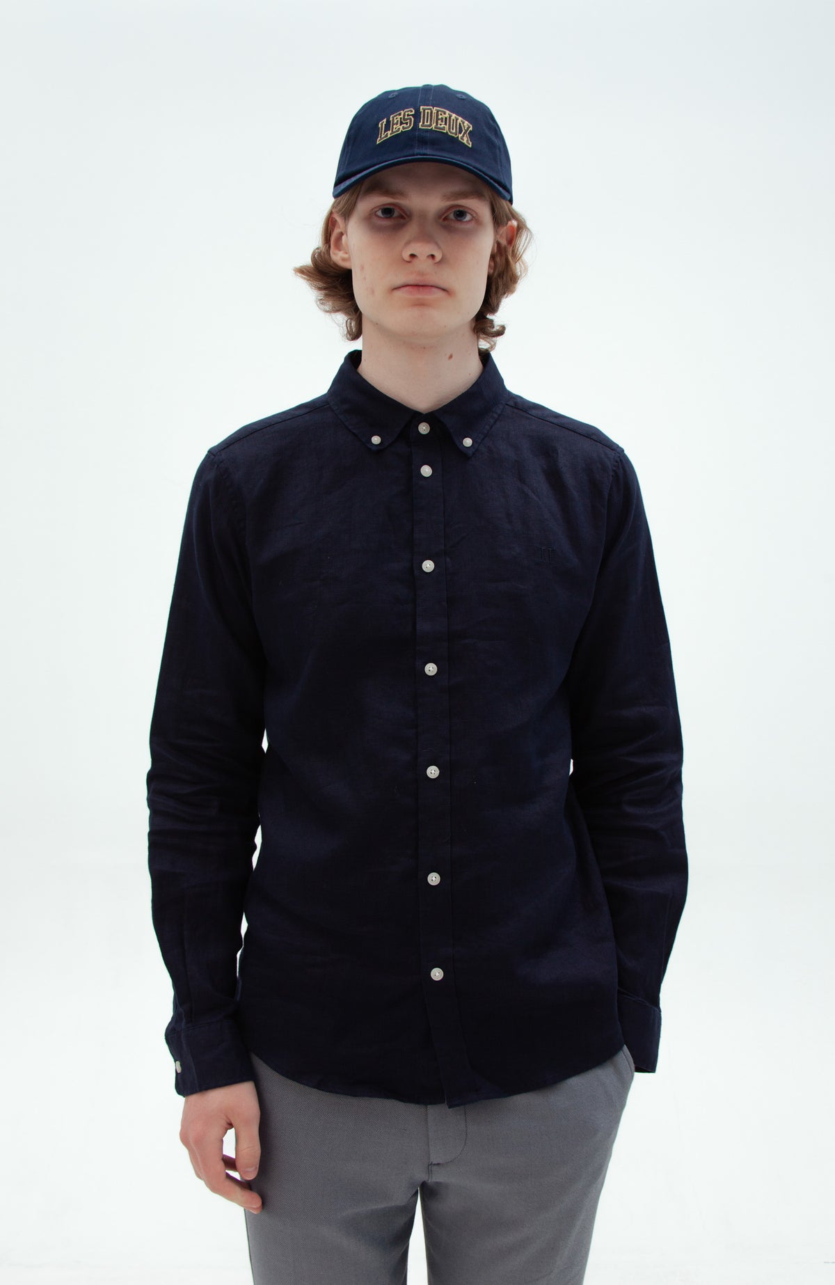 Men's Premium Linen Lace Front Shirts