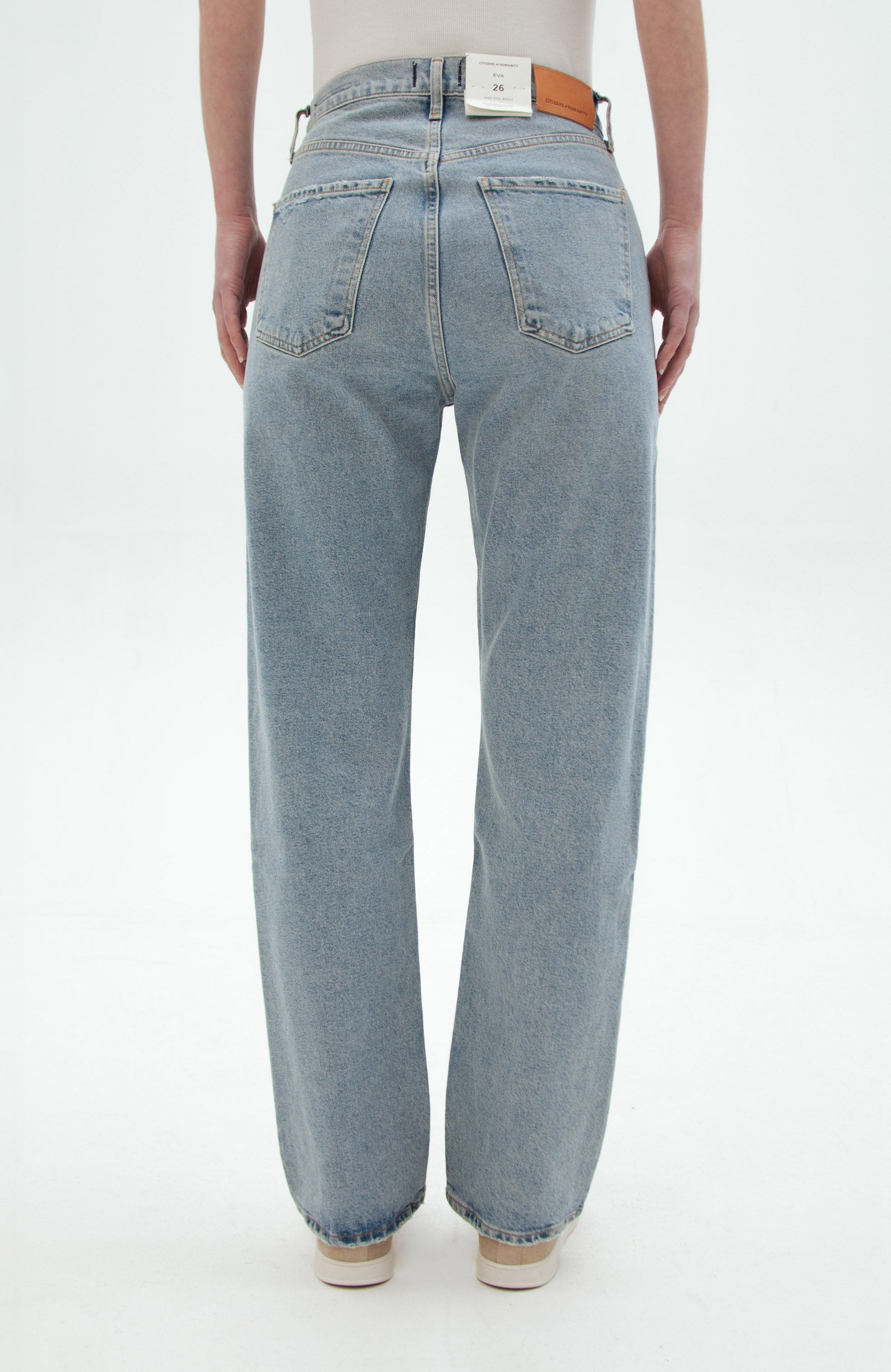 High-rise relaxed jeans EVA