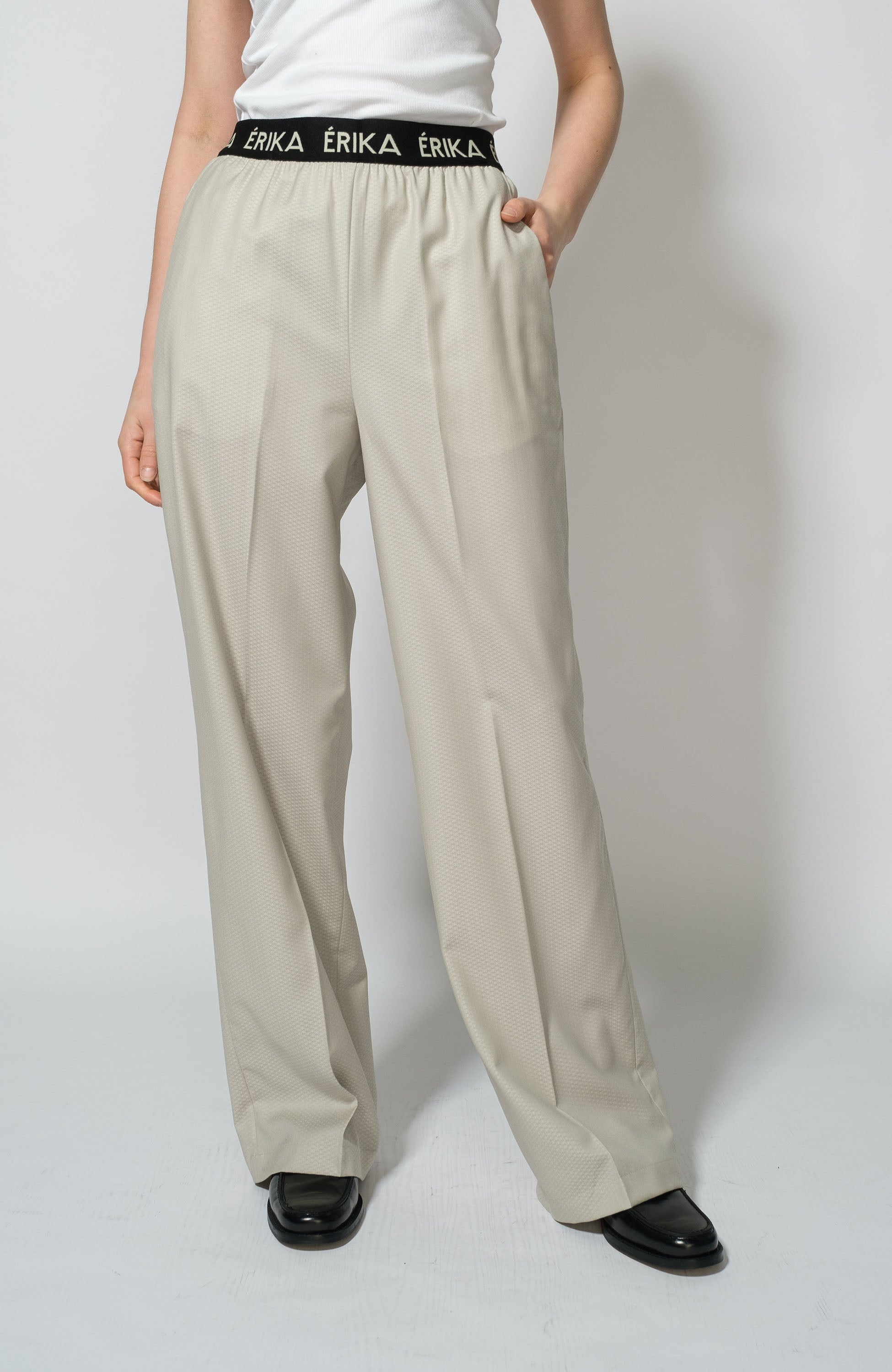 Straight trousers ERIKA CAVALLINI for women