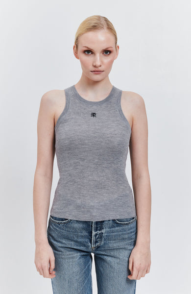 Fine knit ribbed top KYLE CAMISOLE