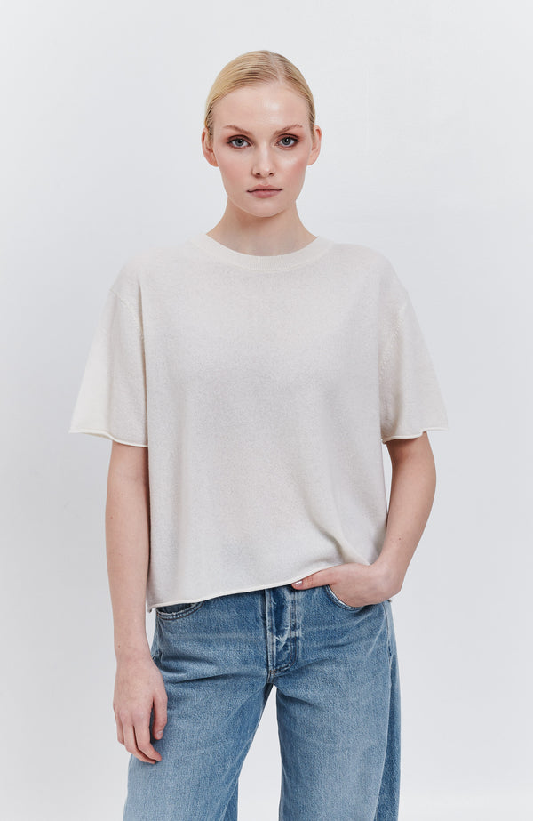 Relaxed-fit cashmere top CILA TEE