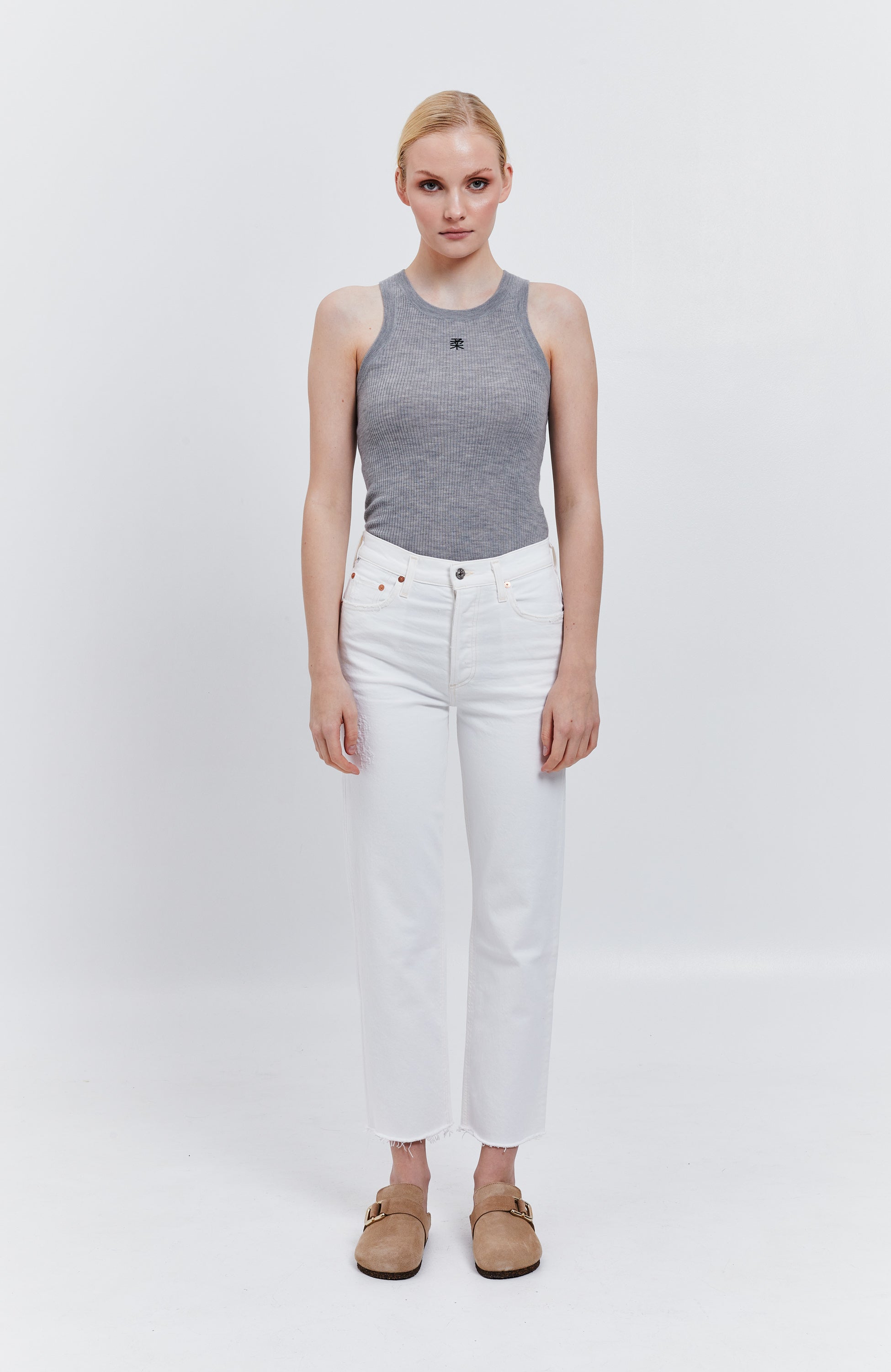 Straight cropped jeans FLORENCE