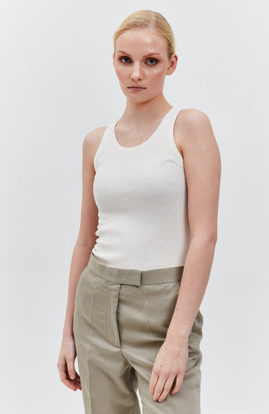 Ribbed knit top RAYER
