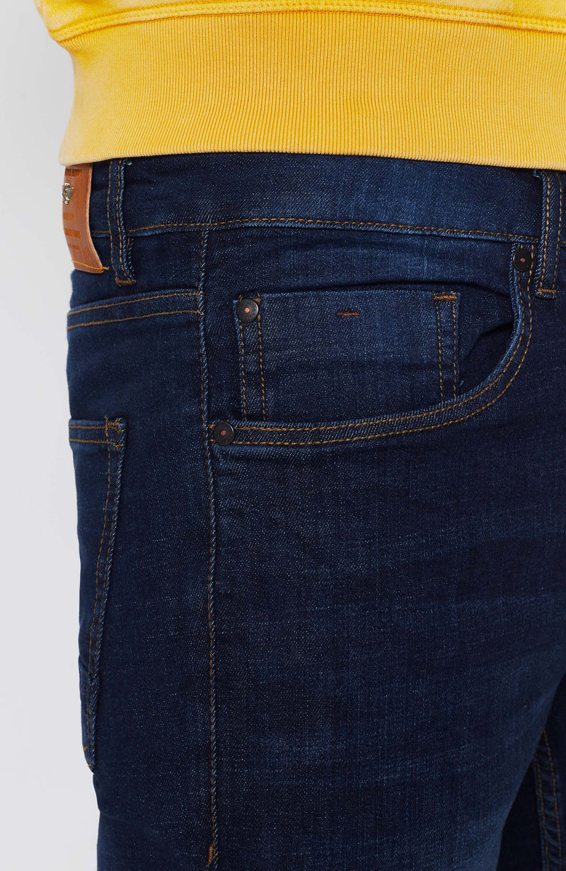 Light-wash slim-fit jeans