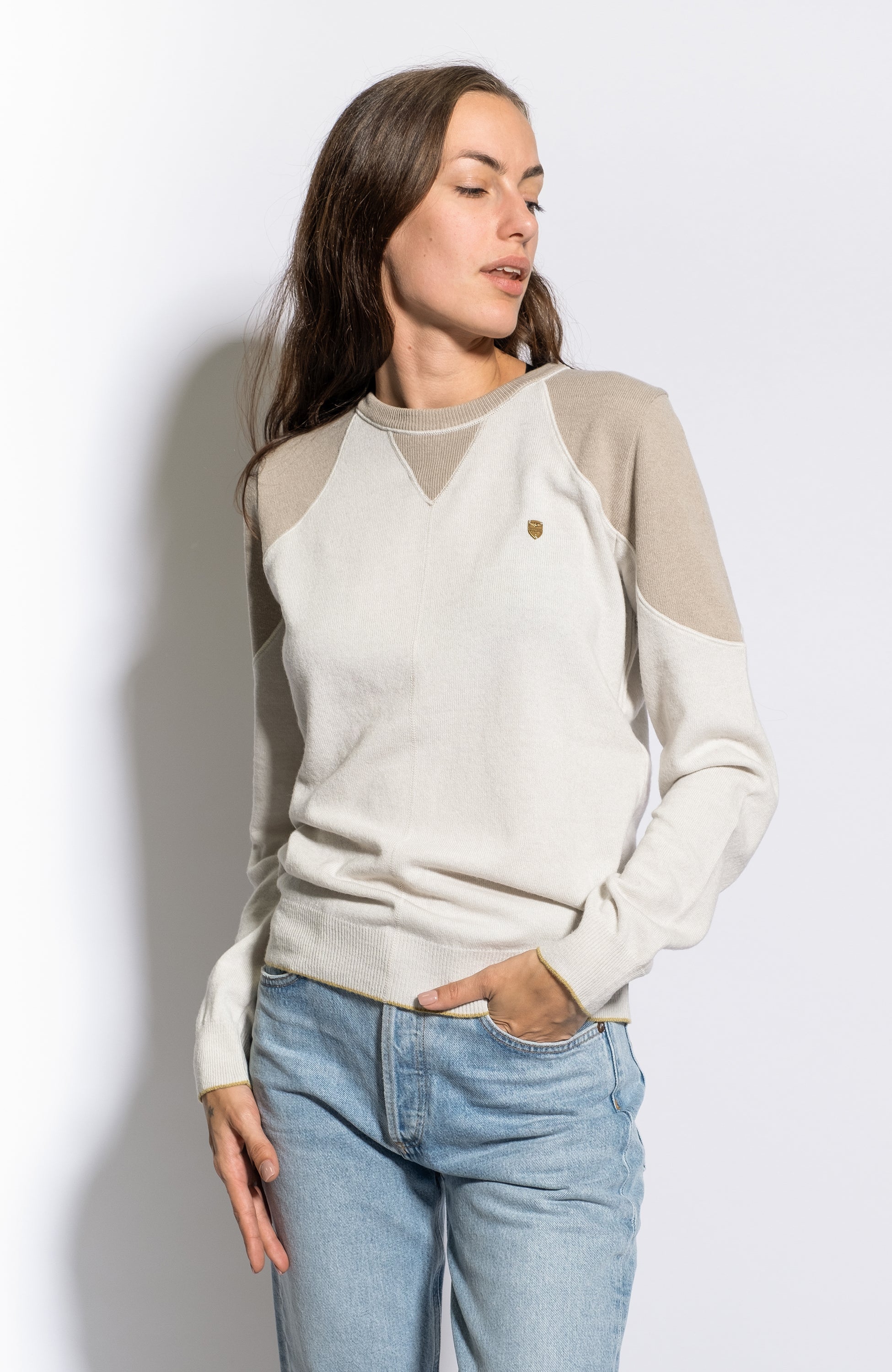 Roundneck wool sweater AERONAUTICA MILITARE for women