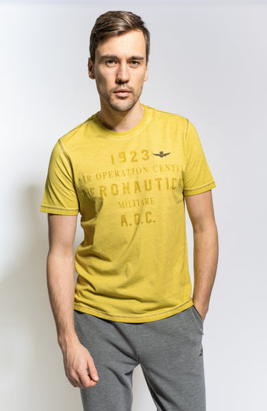 Printed cotton t-shirt