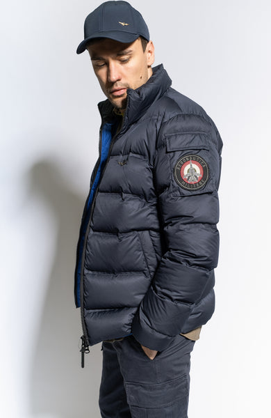 Patch down jacket