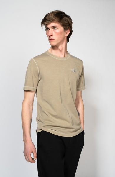 Garment-dyed cotton t-shirt
