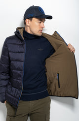 Reversible padded jacket