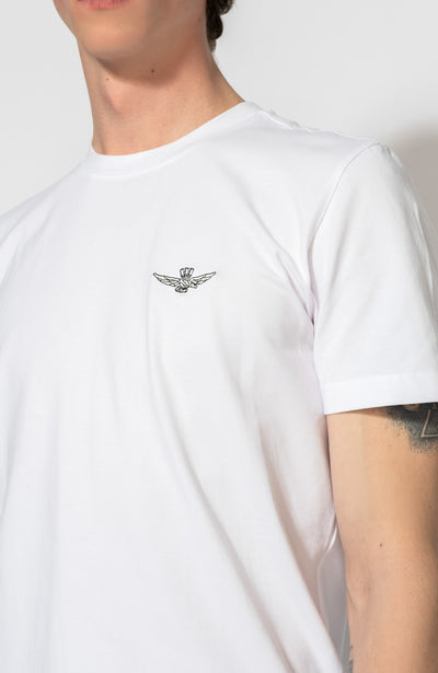 Aeronautica Militare White Cotton Men's Underwear T-Shirt main image 1