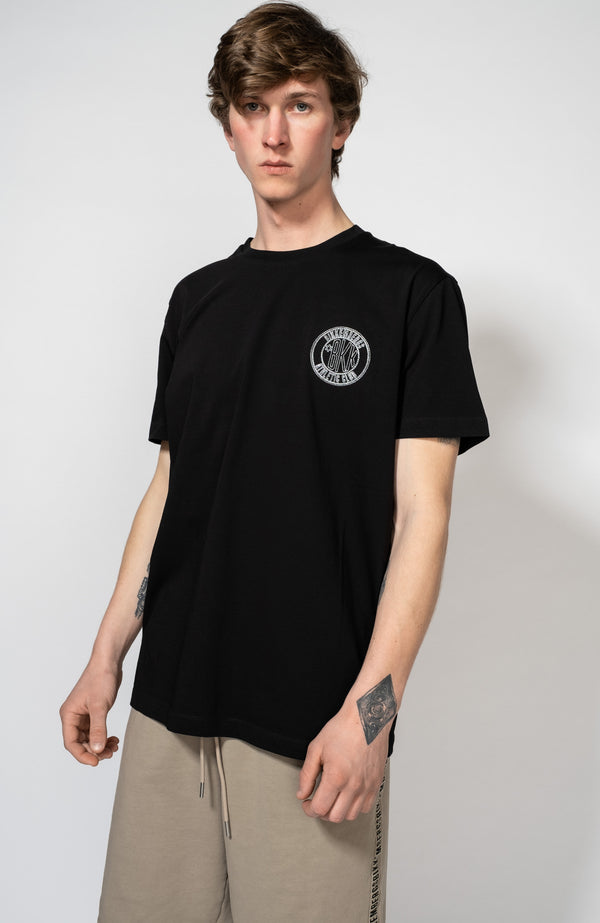 Logo embroidered cotton t-shirt