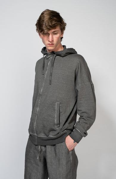 Cotton linen hoodie