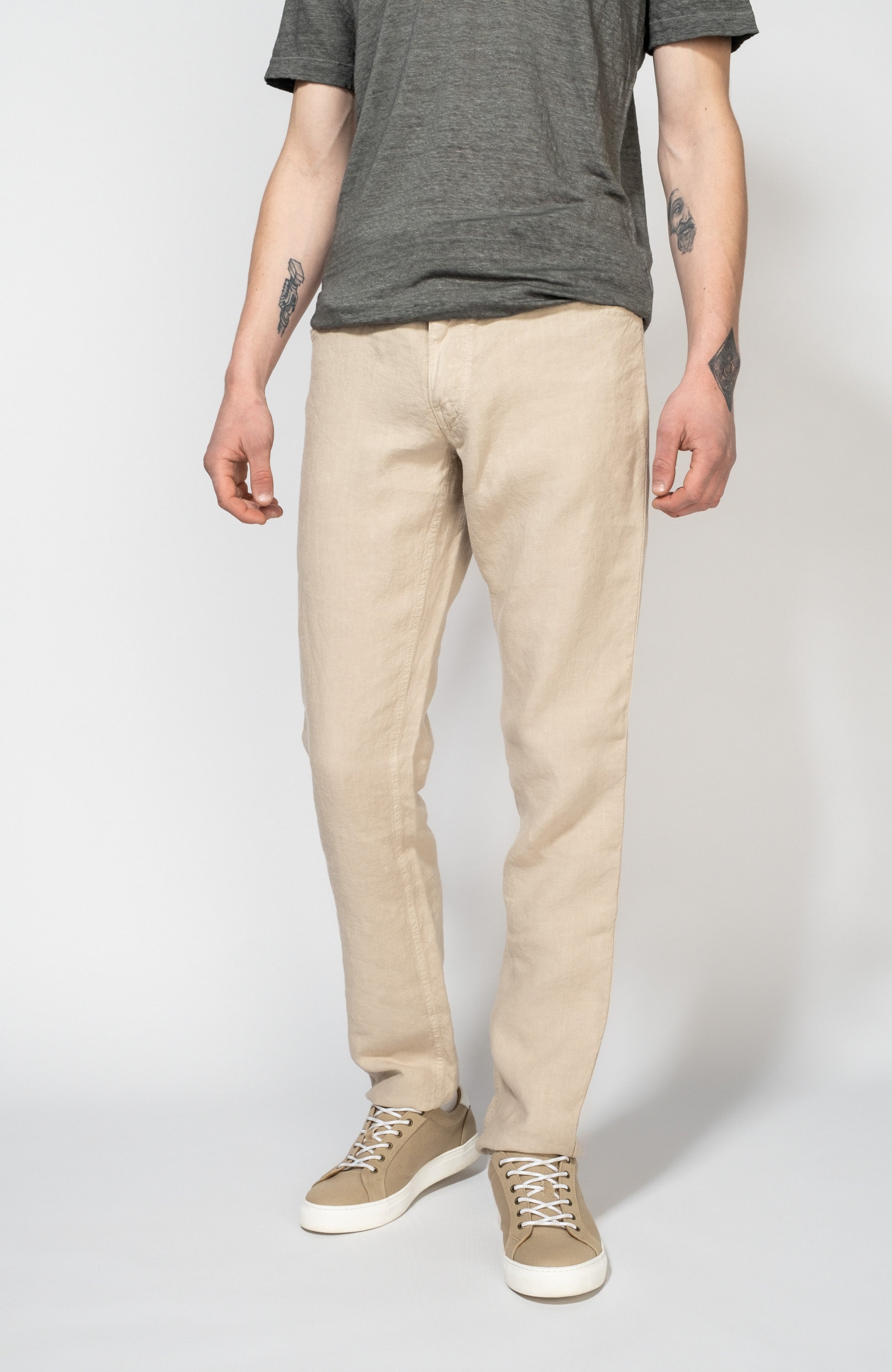 Linen trousers 5-pocket 120% LINO
