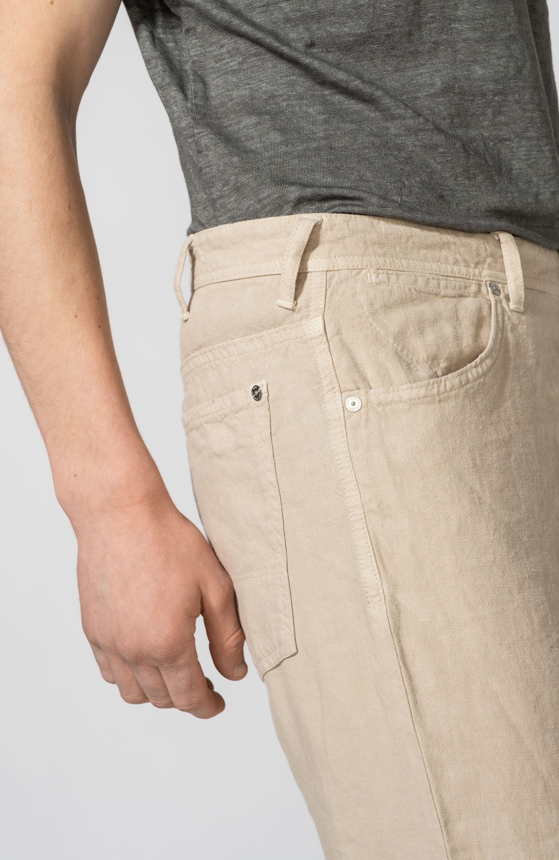 Linen trousers 5-pocket