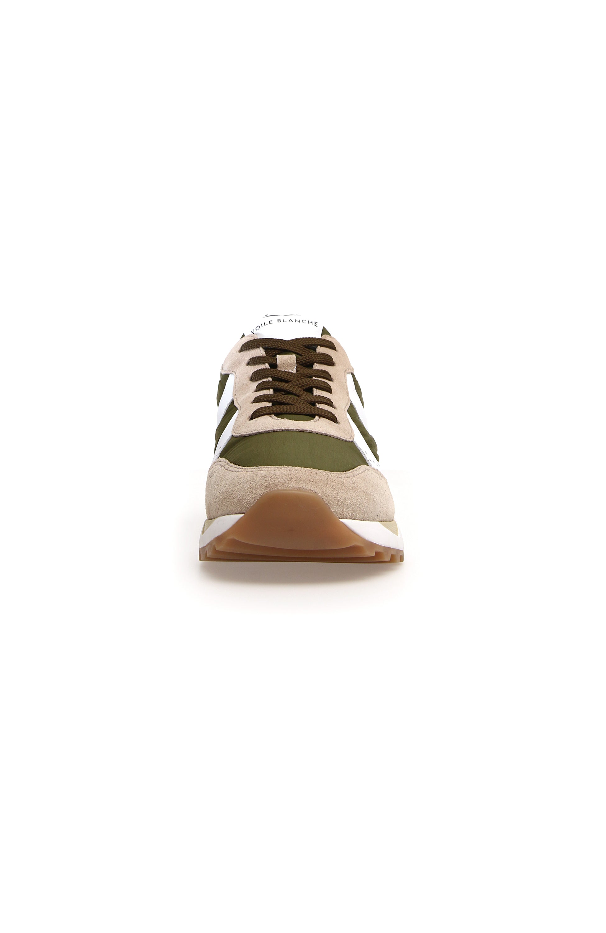 Suede contrast-detail sneakers MAGG