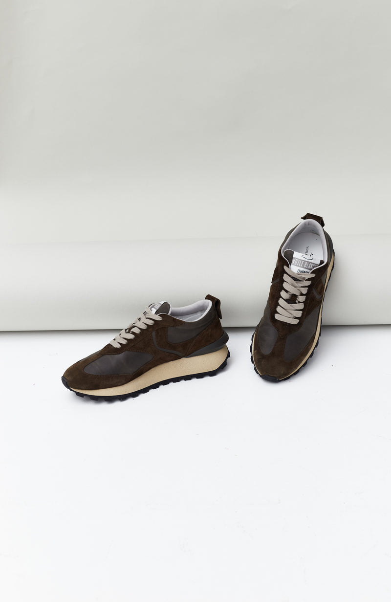 Lace-up suede sneakers QWARK
