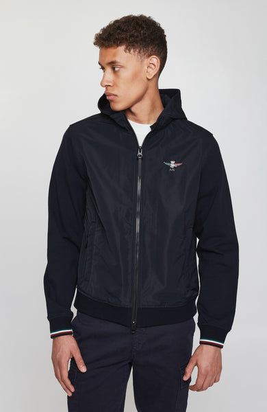 Hooded fleece jacket