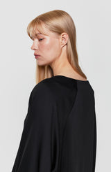 V-neck woven blouse LO
