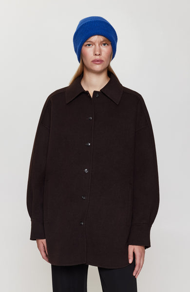 Oversize wool shirt jacket DAKOTA