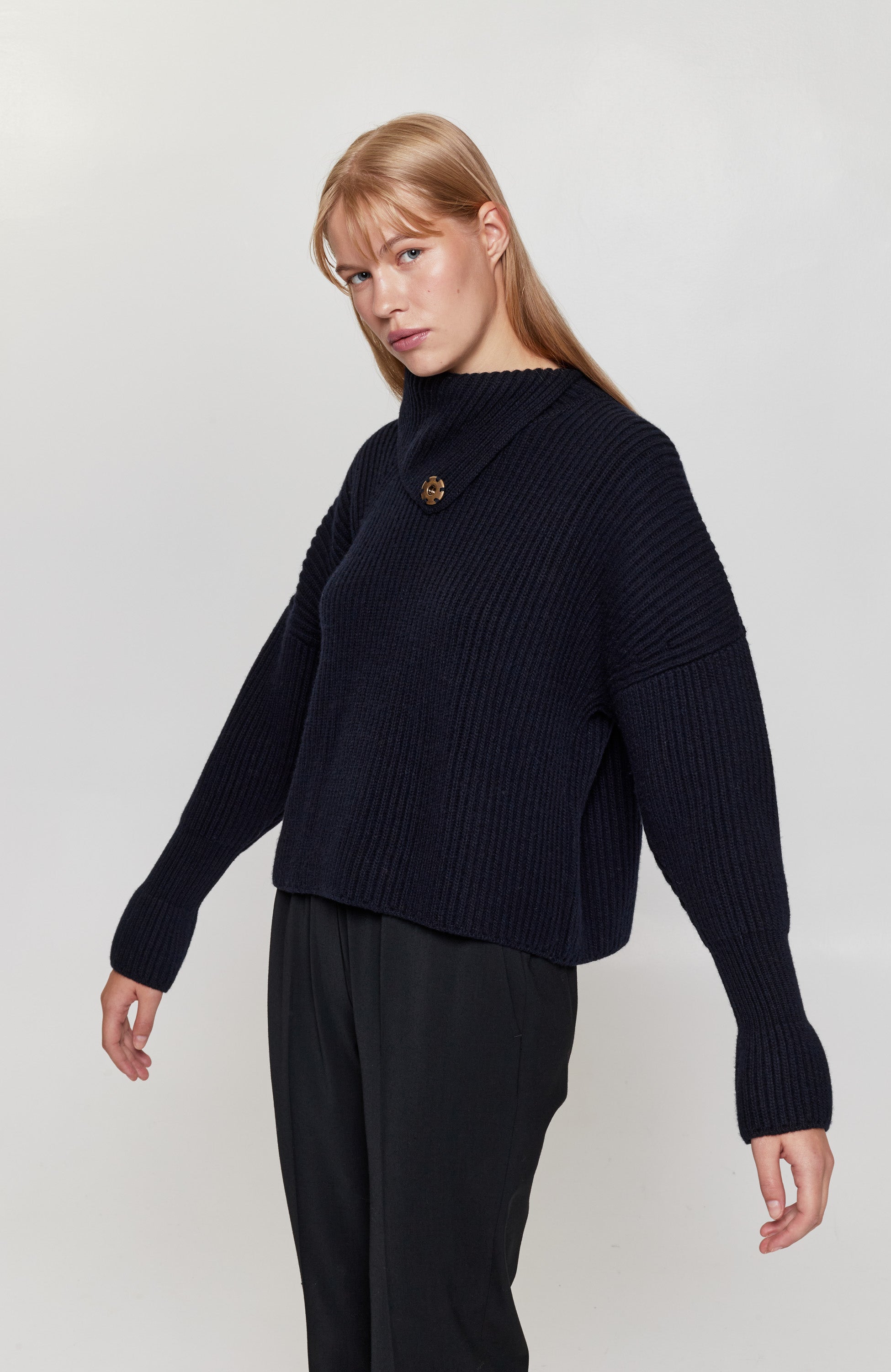 Chunky knitted jumper