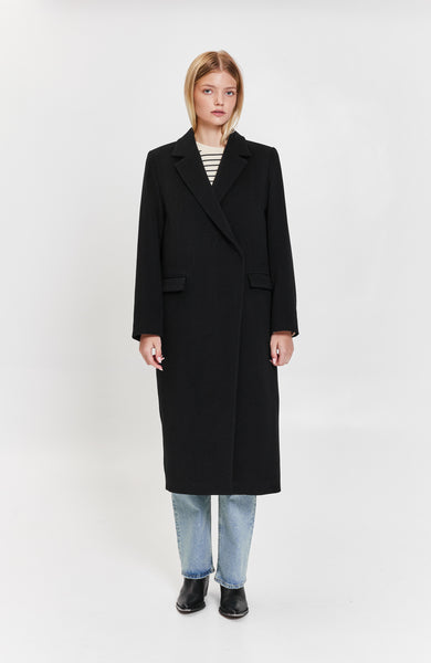 Double-breasted wool coat ANISSA