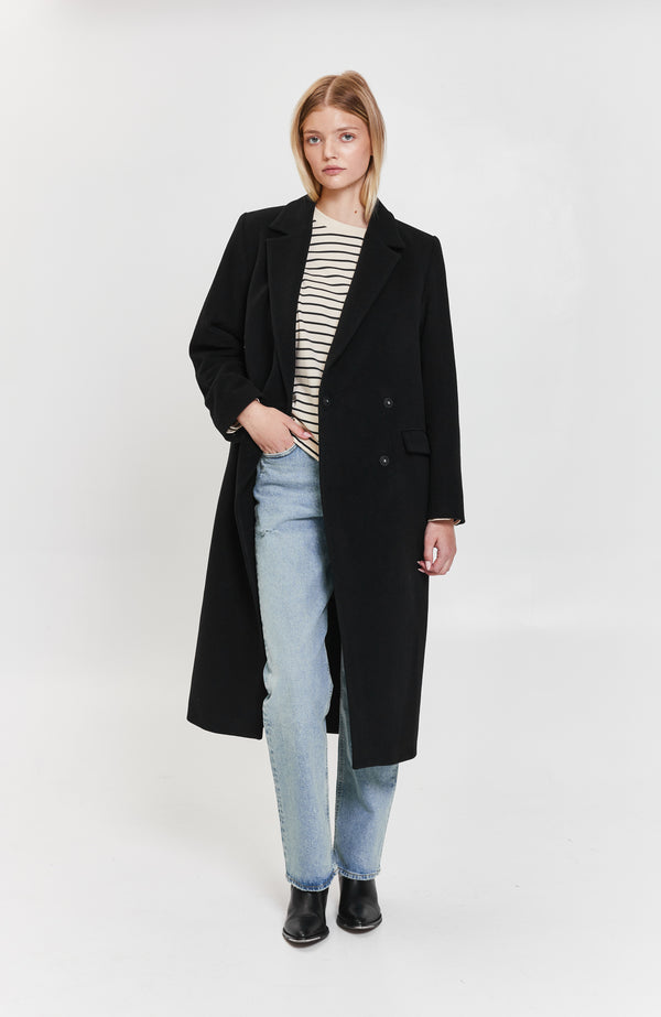 Double-breasted wool coat ANISSA