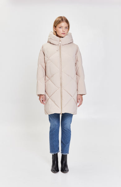 Oversize hooded down parka SPERA