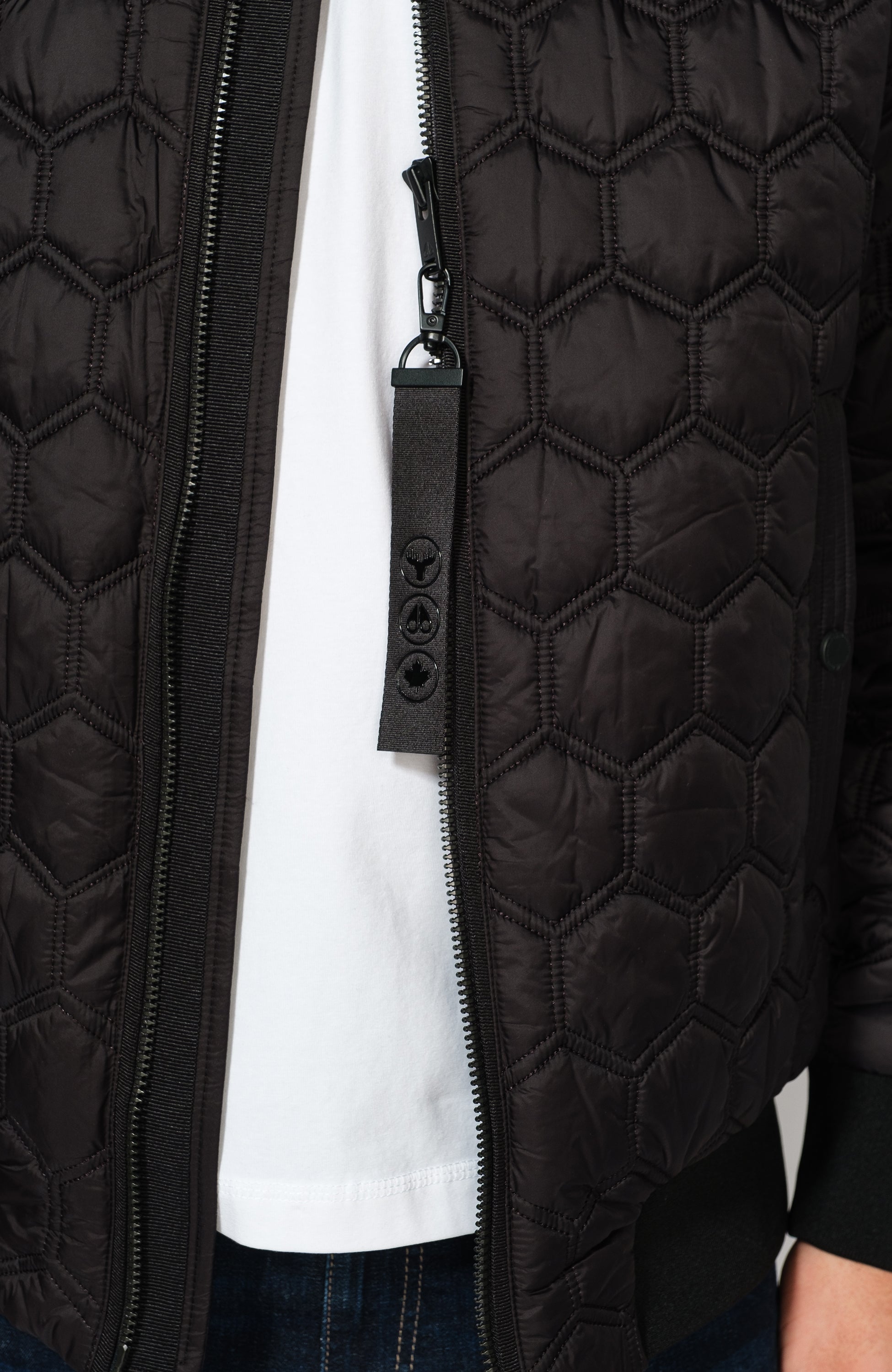 Honeycomb-stitched quilt jacket BAHIA