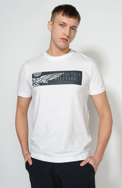 Printed cotton t-shirt