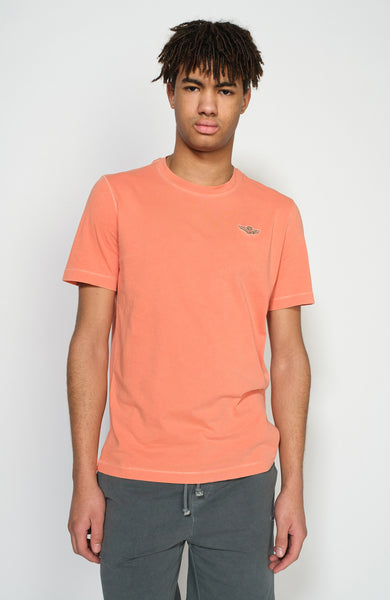 Garment-dyed cotton t-shirt
